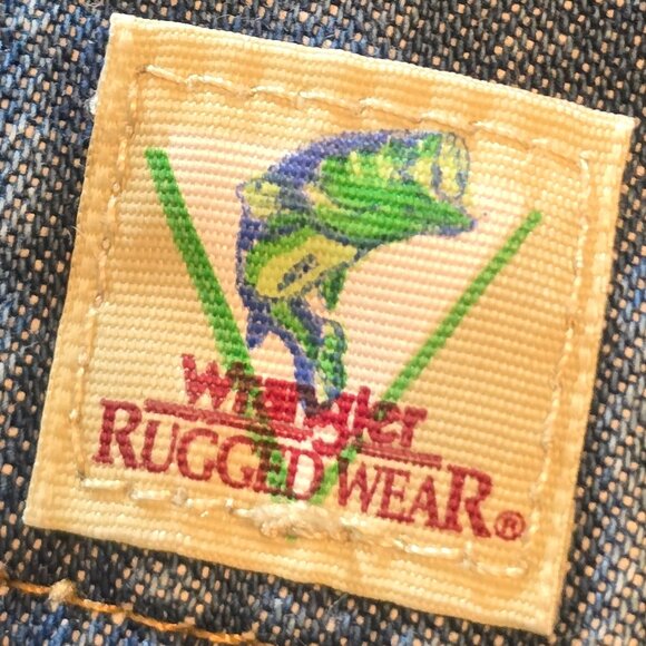 Men's WRANGLER Rugged Wear Angler Pleated Jeans Pants sz 42x34 - Picture 8 of 11